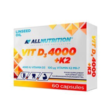 Vit D3 4000 + K2 - 60caps (Повреждена упаковка) 2023-10-3265 фото