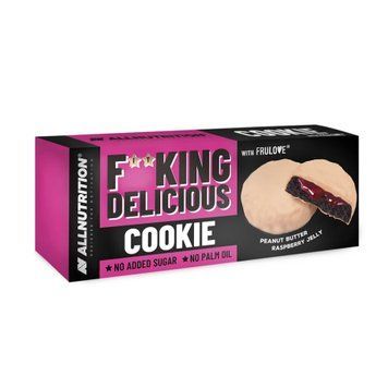 Fitking Delicious Cookie - 128g Peanut Butter Raspberry Jelly (Повреждена упаковка) 2023-10-3163 фото